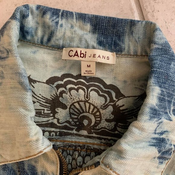 Cabi Upcycled Reversible Jean | Denim Jacket M - Picture 3 of 8